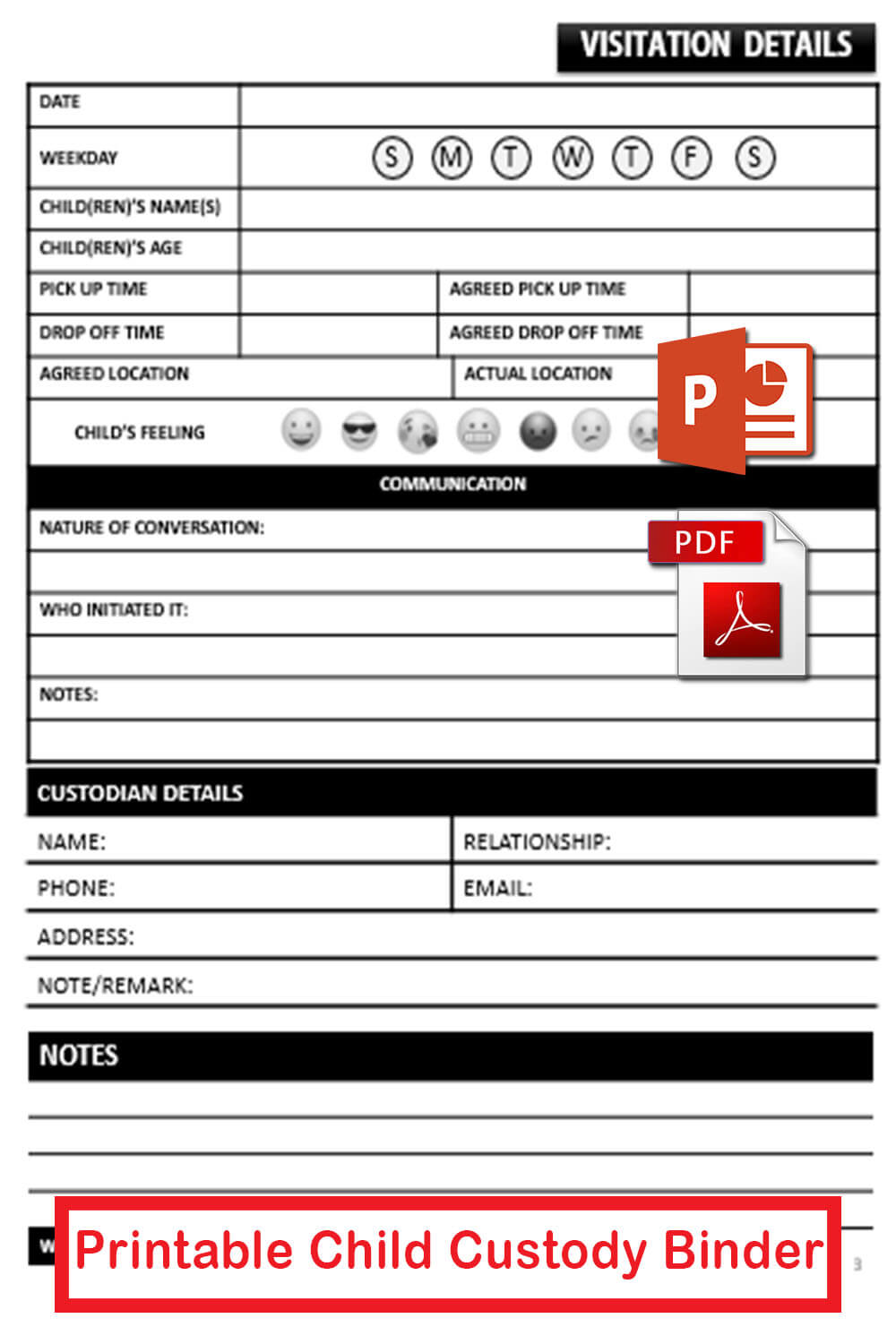 child-custody-journal-template